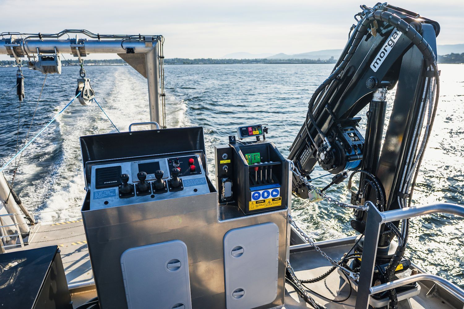 Research Vessel Osprey deck