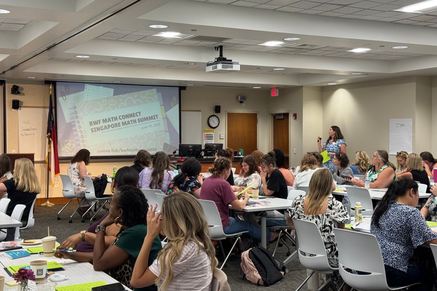 Educators at the BWF Math Connect Summit